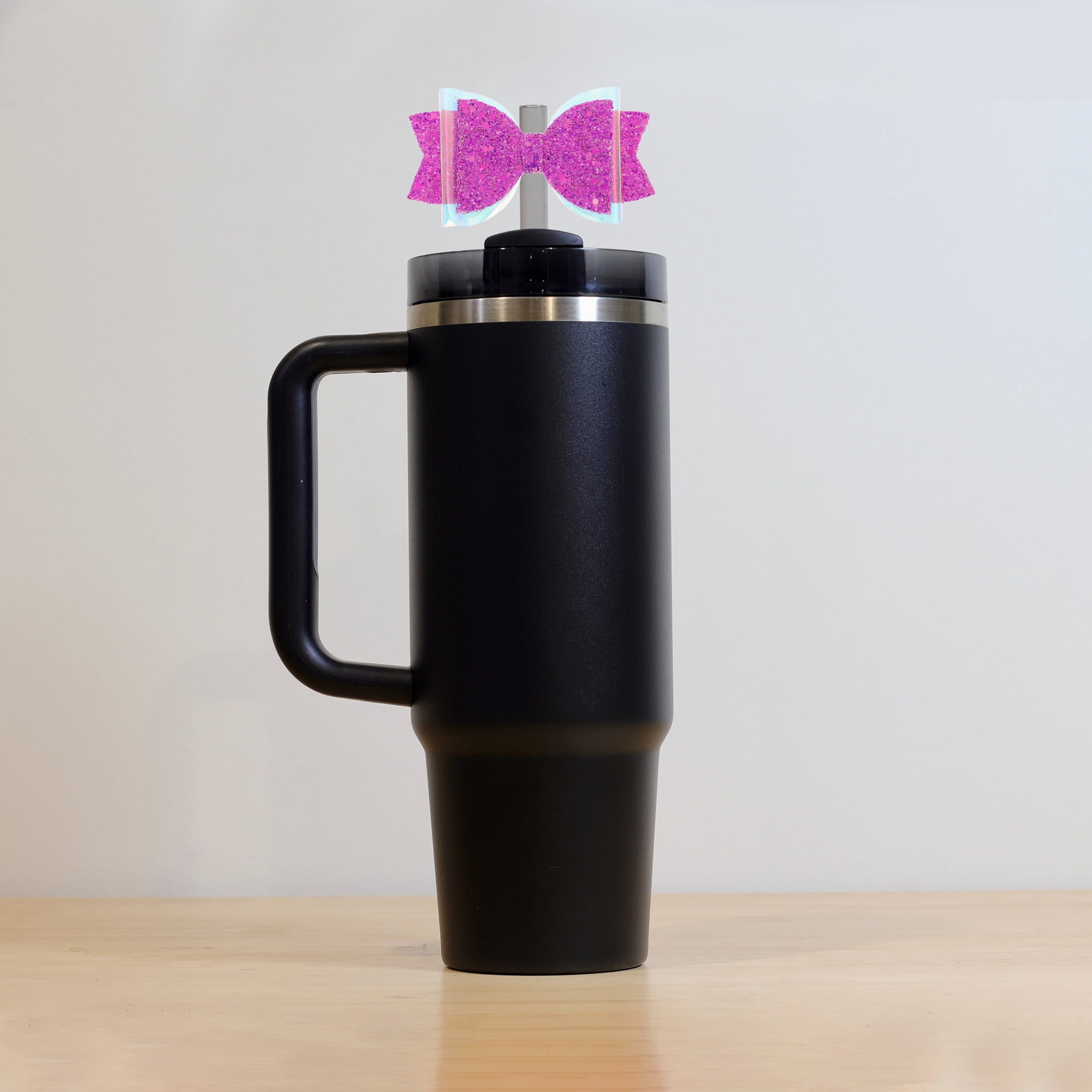 Unique Bargains 1Pc Kitchen Use Bow Thermal Bottle Drinkware Accessory Purple