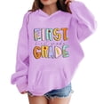 thumbnail image 4 of Ruyang Kids 1st Grade Back to School Hoodies Long Sleeve First Day of School Pullover Sweatshirts Cute Preppy Hoodie, 4 of 7