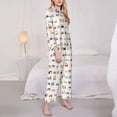 thumbnail image 2 of Bingfone Womens Pajama Sets Colorful Trains Print,Long Sleeve Loungewear Pajamas Set-X-Large, 2 of 8