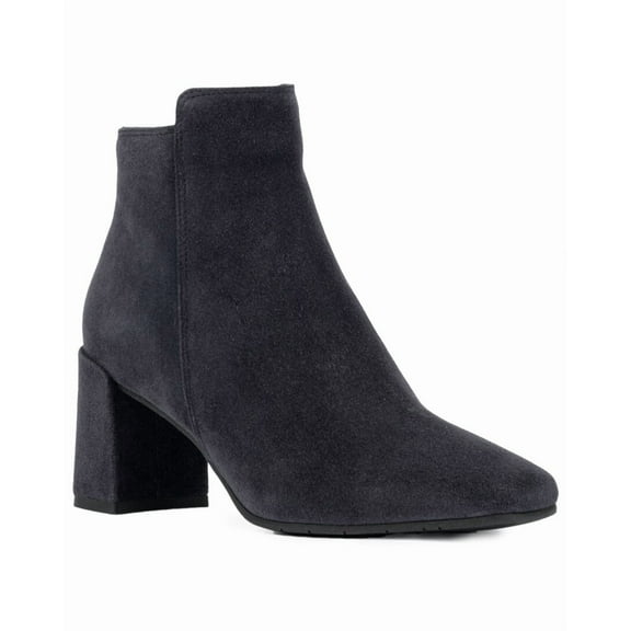 Aquatalia Dolora Weatherproof Suede Boot, 8, Blue