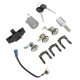 thumbnail image 2 of TKSE Juego De Cilindro De Cerradura, Juego De Llaves De Cilindro De Cerradura Completa Para Coche MR259111 Reemplazo Para Mitsubishi Pajero Montero 2.º 1990 A 2004, 2 of 14
