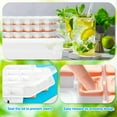 thumbnail image 6 of 2 Pack Ice Cube Trays For Freezer, Ice Ball Maker Mold Mini circle Round Ice Cube Mold with Lid 1.2in X 66PCS for Cocktail Whiskey Tea Coffee, 6 of 7