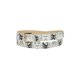 thumbnail image 1 of Cinturón de cintura de cuero sintético blanco con hebilla de pin embellecida para mujeres delgadas Inspire Chic, 1 of 4