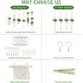 thumbnail image 6 of Macrame Plant Hangers, 6Pack Hanging Planters for Indoor Plants w/ 6 Set Hangers Kit Handmade Macromay Plant Hangers Indoor Flower Pots Holder Stand for Boho Home Décor (POTS NOT Included), 6 of 14