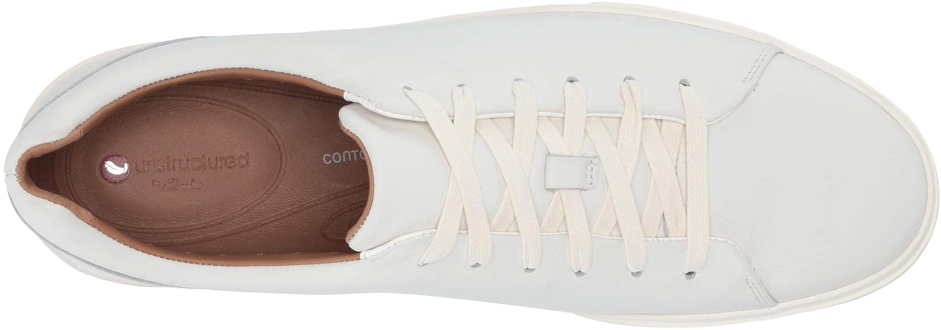 clarks un costa lace white