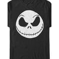 thumbnail image 5 of The Nightmare Before Christmas, Men's & Big Men's Graphic T-Shirt, Big Face Jack, Sizes S-3XL, 5 of 6