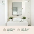 thumbnail image 3 of Gold Metal Surrounded Round Pivot Mirror | Silver Backed Adjustable Moving &amp; Tilting Wall, 3 of 10