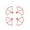 Red, variant on Propeller Guard Compatible for DJI Mini 3 Pro, Drone Propellers Ring Protector for Drones Blades Flight Safety Propeller Paddle Protection Anti-Collision Wing Fan Protector