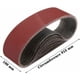 thumbnail image 2 of Bandas de lijado, bandas de lijado de alta resistencia, resistentes a la abrasión, lavables y antiestáticas para madera, aluminio, metales no ferrosos, plástico, fibra de vidrio, 10 piezas, 2 of 5