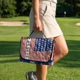 thumbnail image 4 of Pzuqiu Quilted 2-Person Golf Cart Seat Cover With 4 Pockets - Non Slip American Style Protector for EZGO Yamaha Club Car, 4 of 9