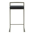 thumbnail image 6 of Fuji Industrial Stackable Counter Stool in Antique with Black Velvet Cushion by LumiSource - Set of 2, 6 of 7