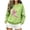 B-Green, variant on QINGFSAP Womens Graphic Tops Long Sleeve Crew Neck Casual Loose Fit Sweatshirt