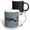 Multicolor, variant on 3drose, Fast Swimming Orcas Make Their Way Along Icy Strait., 11oz Two-tone Black Mug