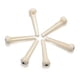 thumbnail image 3 of 6 Bridge Pins + Saddle + Bridge Saddle Bone / Bone Acoustic Guitar White, 3 of 3