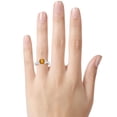 thumbnail image 2 of FJC Finejewelers 6x6mm Cushion-Cut Citrine and White Topaz Ring, 2 of 7