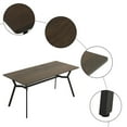 thumbnail image 6 of ALFRESCO Gray Disassemble Table N101 with Inclined Foot Solid Wood , 120*76*76cm, 6 of 7