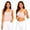 Complexion, variant on Tank Tops For Women Built In Bra Seamless Tank Top with Pads Stretchy Cami Support Layer Sleep Cami Top White XXL
