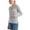 Grey - silver, variant on Lucky Brand Womens Lace-Up Neck Pullover Blouse, Pink, Medium