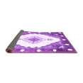 thumbnail image 2 of Ahgly Company Indoor Square Abstract Purple Contemporary Area Rugs, 7' Square, 2 of 4