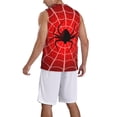 thumbnail image 2 of Xecao Spider Web1 print basketball shirt for both men and women, a unisex basketball jersey perfect for theme parties-4X-Large, 2 of 6