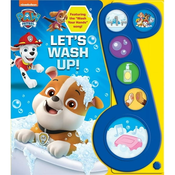 Nickelodeon Paw Patrol: Let's Wash Up! Sound Book, (Paperback)