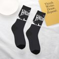 thumbnail image 4 of Kids Girls Boys Socks - Happy Halloween Black Comfort Breathable Crew Socks for Boys Girls Kids, Soft Athletic Running Socks for Boys Socks 6-10 Years Old, 4 of 6
