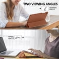 thumbnail image 5 of KOMI Case for Galaxy Tab A9+/A9 Plus 11 inch 2023, Slim Stand Protective Smart Cover with Hard PC Translucent Back Shell for Tab A9 Plus Tablet (SM-X210/X216/X218), Auto Wake/Sleep, Dark Coffee, 5 of 5