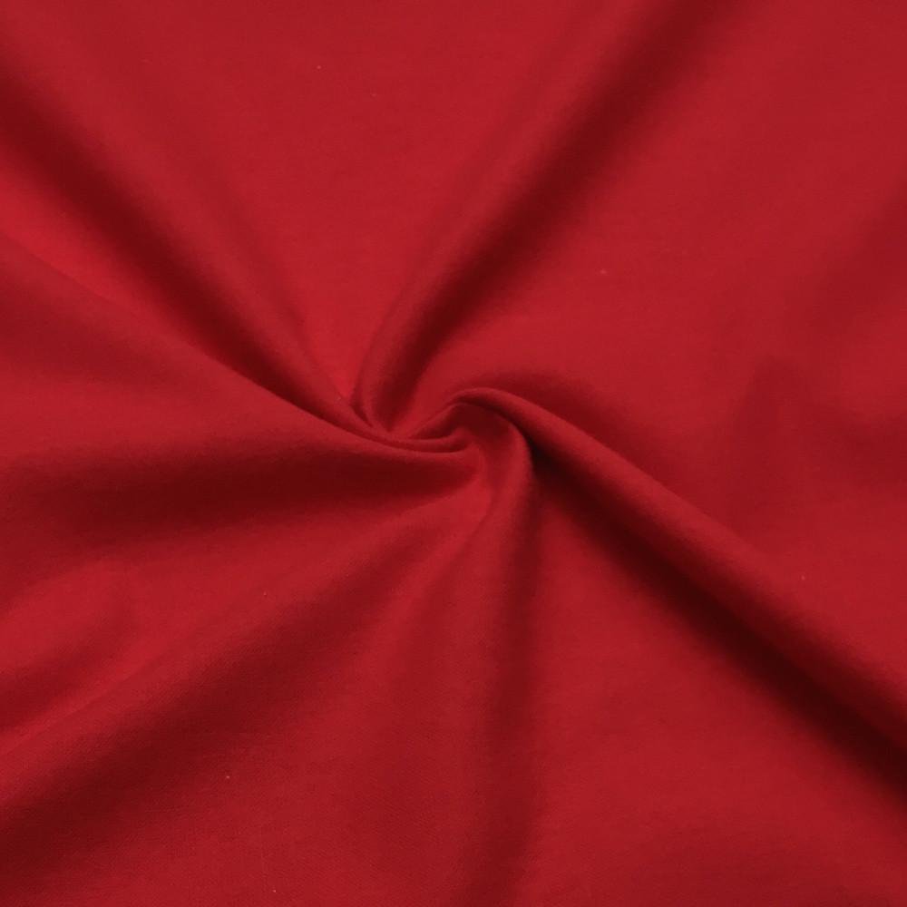 Cotton Flannel Fabric 45" Wide Soft Warm Comfy Many Colors By The Yard (Red)