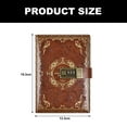 thumbnail image 2 of Lockable Secret Diary, hot gold embossed design diary, thick refillable diary, lock for adults and children, 2 of 5