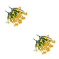 thumbnail image 4 of Flores artificiales Toystoory ramo de crisantemo salvaje simulado 2Conjunto color Amarillo, 4 of 6