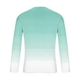 thumbnail image 4 of DPTALR George Men Fashion Casual Striped Print Sports Long Sleeves Round-Neck Blouses Shirts,Light Blue,Big and Tall Men XL, 4 of 5