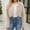 C# Beige, variant on Trendy Teen Girls Faux Fur Overcoats Womens Ladies Warm Faux Furry Long Coat Jacket Winter Solid V-neck Outerwear White 8