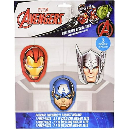 Marvel Epic Avengers Honeycomb Decoration, Party Favor