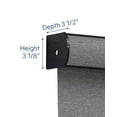 thumbnail image 5 of Linen Avenue Cordless Coastal Light-Filtering Cassette Roller Shade with Bloc Wand for Easy Adjustment– Soft Light Control, UV Protection– Charcoal Cove 18 W X 78 H (Arrives 1/4" Narrower), 5 of 9