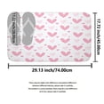 thumbnail image 5 of KOYPTL 4 Pcs Valentines Day Bathroom Decorations Set Include Shower Curtain with 12 Hooks Non Slip Rugs Toilet Lid Cover and U Shape Bath Mat,Love Heart Shape Red Bathroom Supplies for Home Decor, 5 of 8