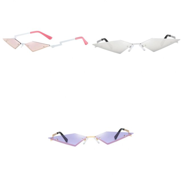 de de 3 piezas de sol UV400 de moda para mujer de sol sin marco Sunnimix Gafas de sol con lente de moda para mujer
