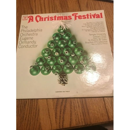 Eugene Ormandy Philadelphia Orchestra Christmas The Philadelphia Orchestra Eugene Ormandy A Christmas Festival Columbia ()