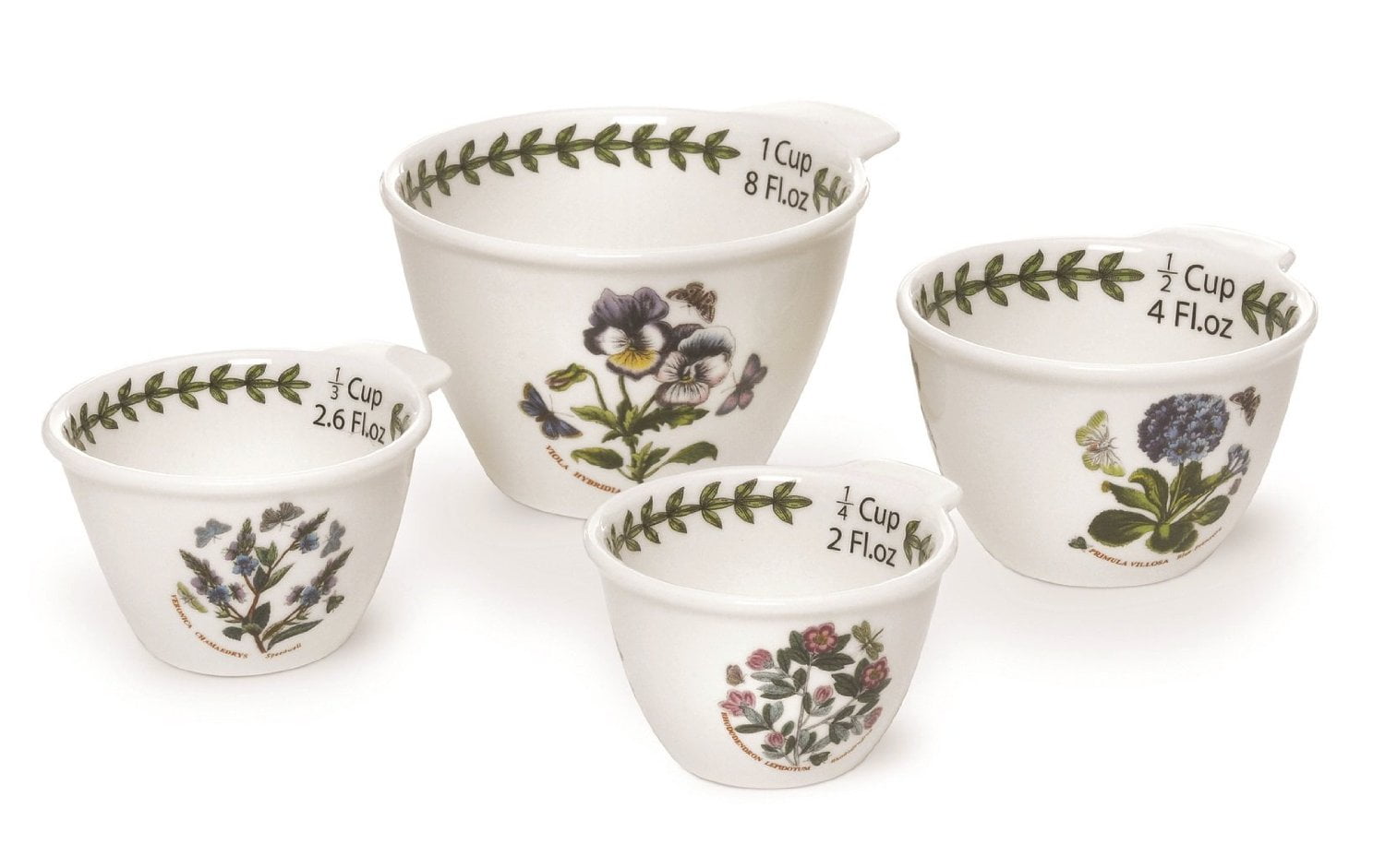 Portmeirion Botanic Garden Measuring Cups, Set of 4