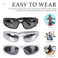 thumbnail image 4 of 3 Pcs Lunettes de Sport Lunettes de Mode Été pour Femmes, 4 of 8