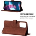 thumbnail image 3 of for Moto Edge Plus 2023 Wallet Case with Card Holder Leather with Kickstand Card Slots Phone Case Durable Magnetic Closure Shockproof Protective Cover Case for Moto Edge Plus 2023 Brown YBS, 3 of 10