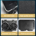 "Auto Car Armrest Storage Box with Backseat Beverage Drink Console