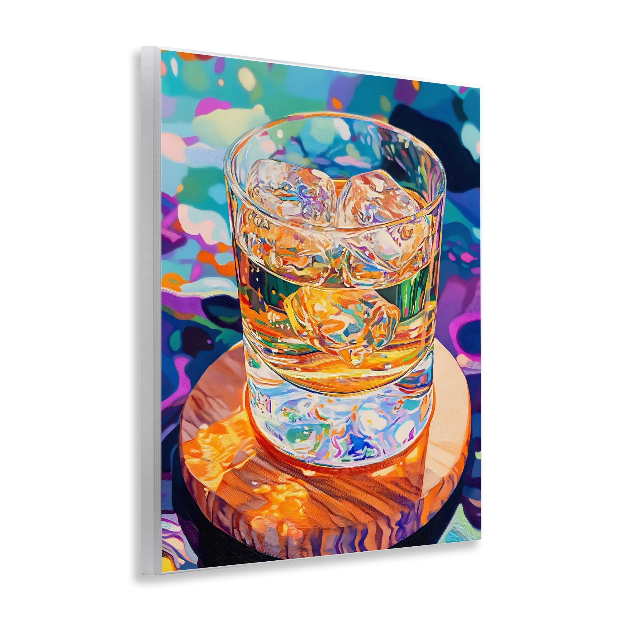 Stupell Industries Ice Cold Glass Reflections Wall Plaque Art, design by Creative Studio