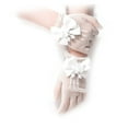 thumbnail image 3 of Useful Elegant Bow Knot Holiday Princess Birthday Party Gloves Etiquette Dress Gloves Children's Wedding Gloves Short Lace Mesh Gloves RED, 3 of 8
