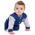 thumbnail image 6 of Wonder Nation Baby Boys Varsity Jacket and Jogger Pants Matching Set, 2-Piece, Sizes 0/3M-24M, 6 of 7
