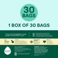 thumbnail image 2 of Seventh Generation Kitchen Garbage Bags 13 Gallon Pack of 6 Extra Strong Made from Recycled Plastic 20 count, 2 of 6