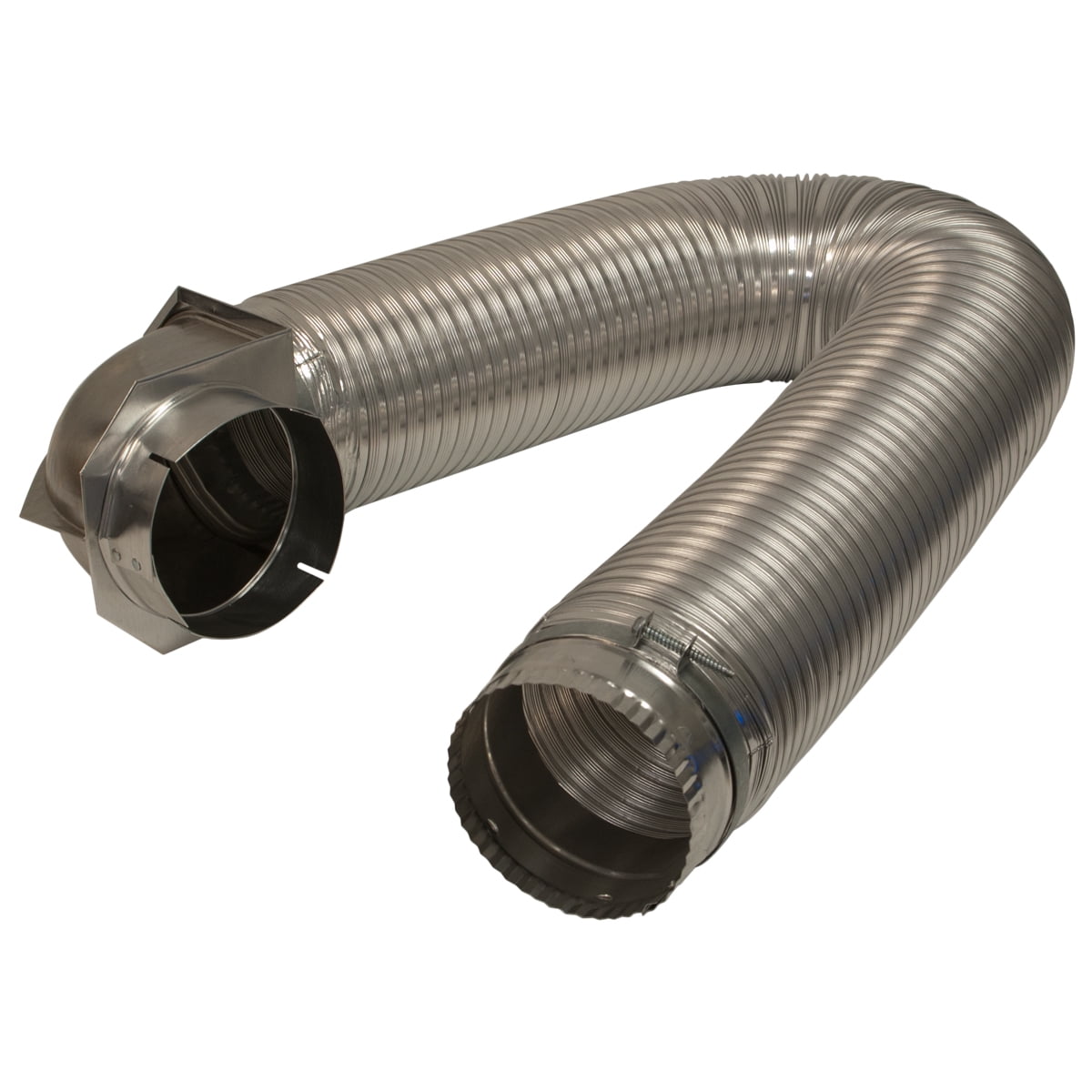 EZFLO 60630 Dryer Duct Kit, 8 Ft Length, Silver