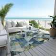 thumbnail image 4 of Dalyn Rugs Machine Washable Indoor/Outdoor Chantille Navy 5' x 7'6" Rug, 4 of 9
