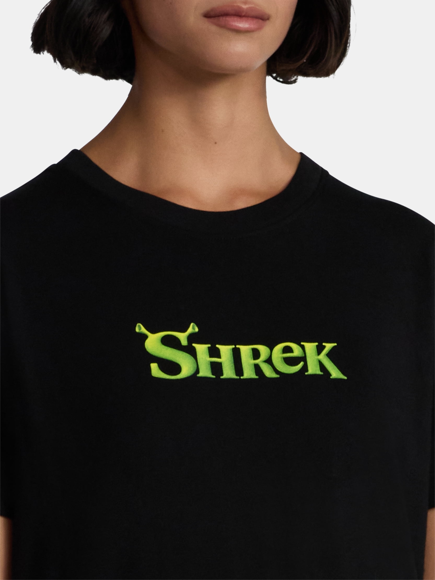 Shrek Women's Graphic Tee with Short Sleeves, Sizes XXS-XXL