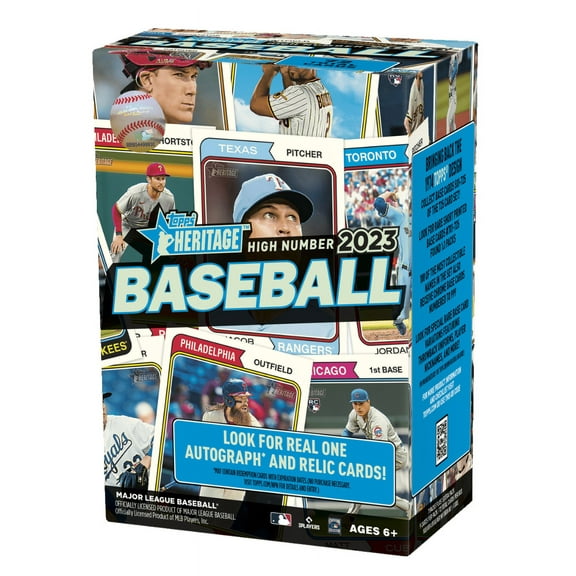 2023 Topps Heritage High Number Baseball Blaster Box Trading Cards