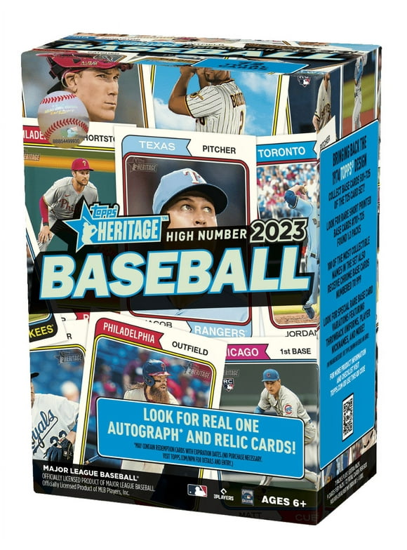 2023 Topps Heritage High Number Baseball Blaster Box Trading Cards
